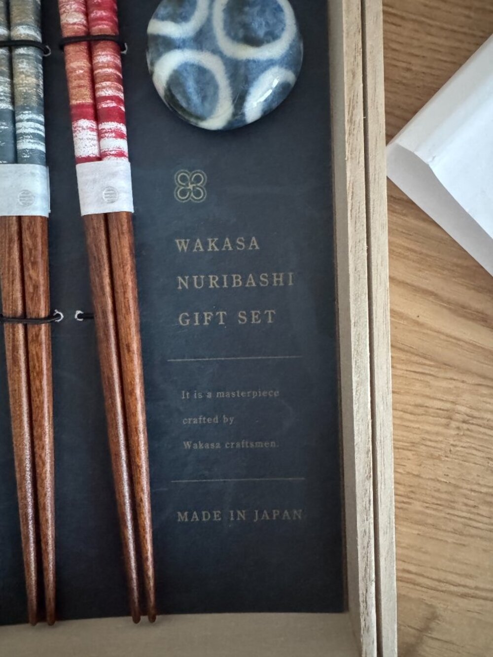 Wakasa Sakura Chopsticks Gift Set - From Japan - Picture 3 of 6